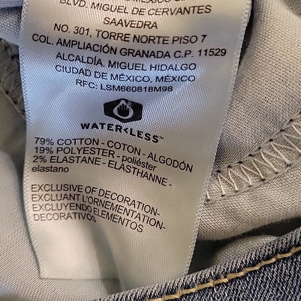 Levis Denizen mid rise skinny medium wash jeans - Picture 5 of 7